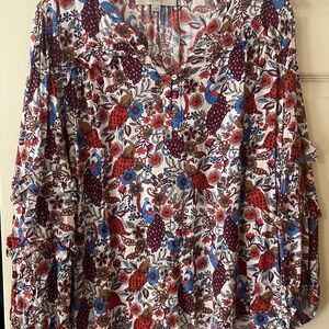 Loft Floral Print Women's Top